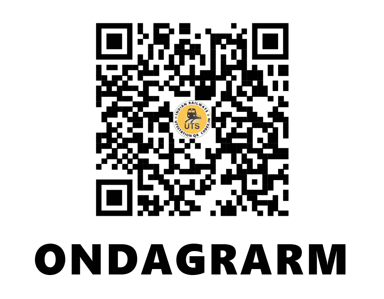 UTS QR Code for ONDAGRARM - ODM - SE (WEST BENGAL)